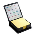 Ultra Notes PVC Black Cover w/ Yellow Sticky Notes